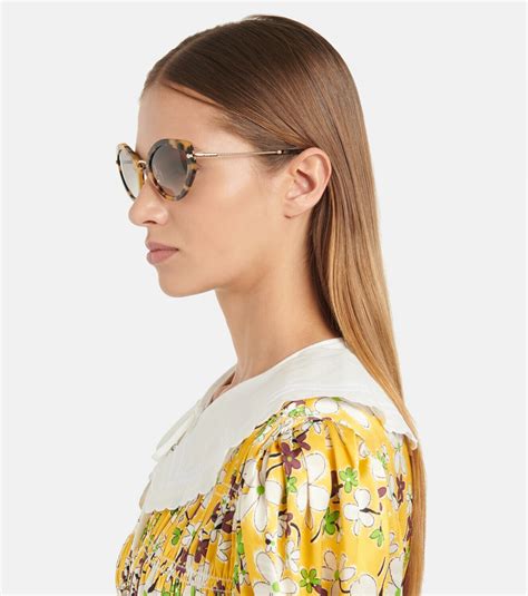 miu miu cat eye tortoise sunglasses|Miu Miu 53mm Cat Eye Sunglasses .